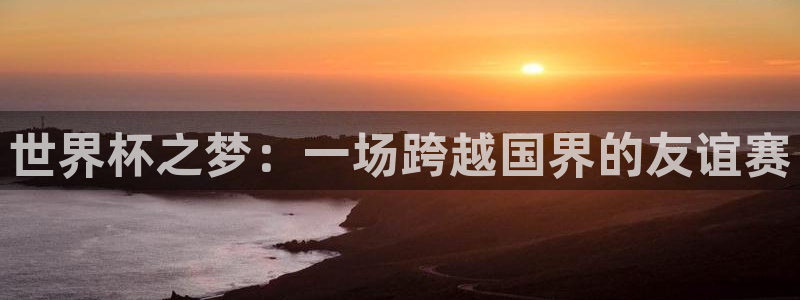 世界杯之梦：一场跨越国界的友谊赛